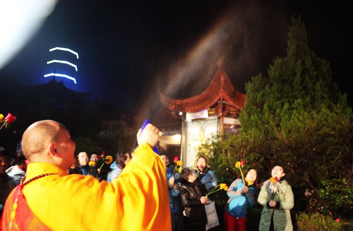 2013年2月14日慧日禅寺供佛斋天吉祥法会