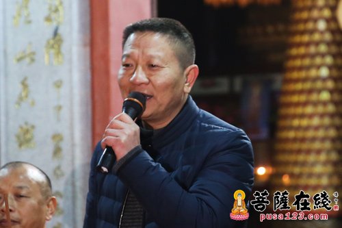 「法华寺」湖南湘阴县佛协丁酉元宵节供灯放生祈福活动于法华寺举行