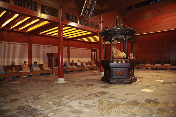 「普陀山」普陀山法雨禅寺举行丁酉年冬季禅七法会