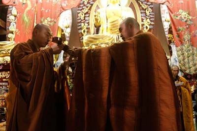 「佛教」江苏太仓市同觉寺国庆三日精进禅修营开营