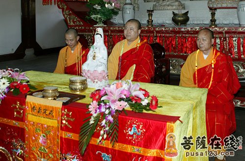 「佛教」上海寿安寺惟觉法师闭关仪式今日举行