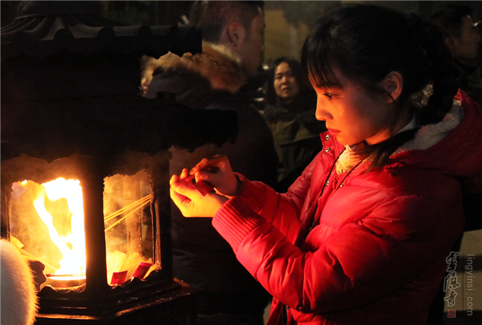 「灵隐寺」一元复始万象更新 2018跨年夜灵隐古刹吉祥欢喜。