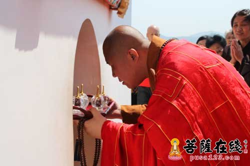 「嘉祥」明哲长老舍利入塔仪式在山东嘉祥法云寺举行