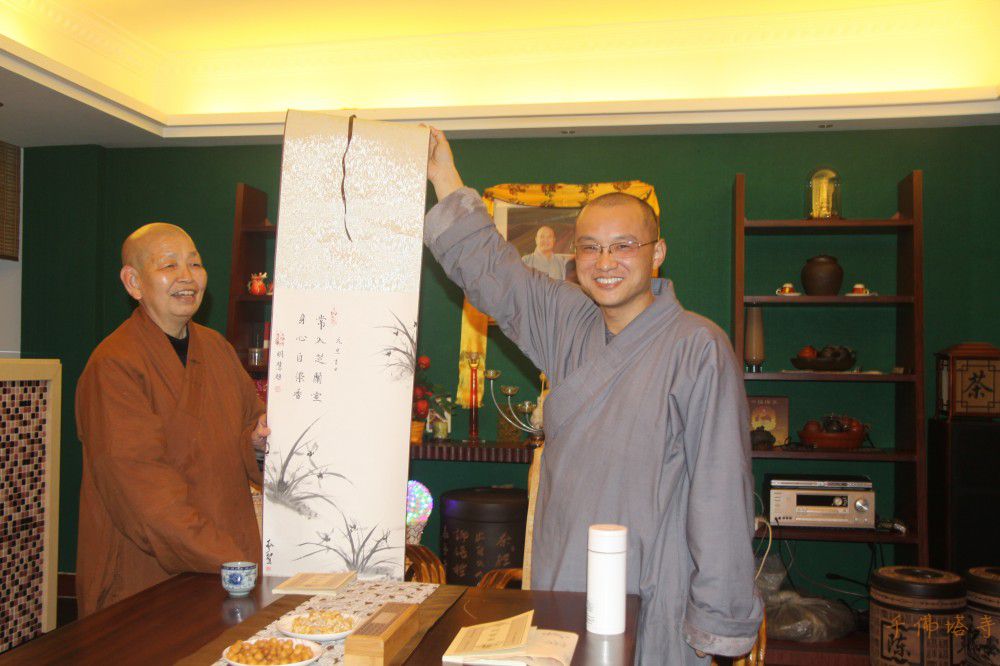 「佛教」广东梅州千佛塔寺举办《佛藏经》佛学讲座