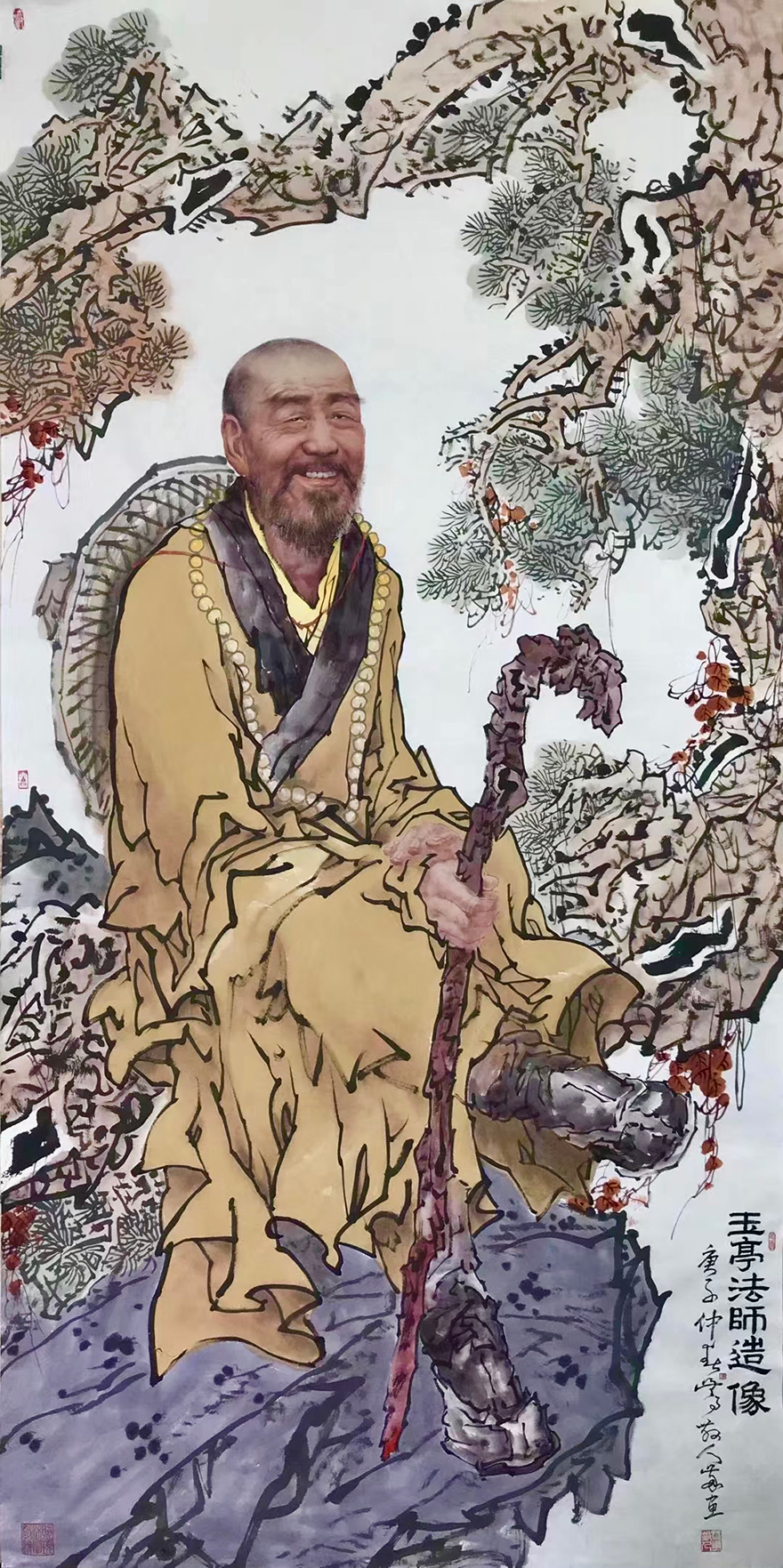 「华岩寺」冯四海向重庆华岩寺捐赠《华岩寺十大高僧图》 「华岩寺」冯四海向重庆华岩寺捐赠《华岩寺十大高僧图》