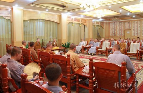 「佛教」广东云门佛学院第五届禅修班毕业参学团朝礼柏林禅寺