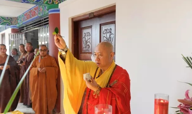 「广益」明生大和尚主法 广益法师三年闭关圆满
