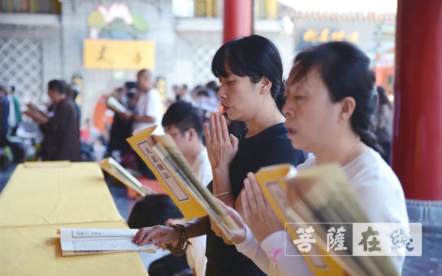 「观音」五泉山浚源寺举行观世音菩萨成道纪念日共修法会 「观音」五泉山浚源寺举行观世音菩萨成道纪念日共修法会