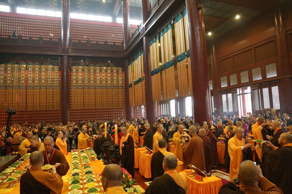 「佛教」河北柏林禅寺举行净慧长老示寂三周年诵经回向法会