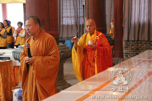 「佛教」河南嵩山少林寺启动同抄转轮大藏经活动