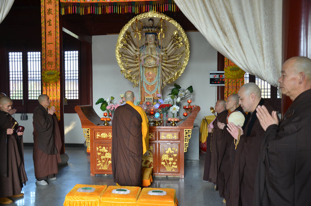 「东林寺」江西东林寺举行春节普供暨祭祖仪式 「东林寺」江西东林寺举行春节普供暨祭祖仪式