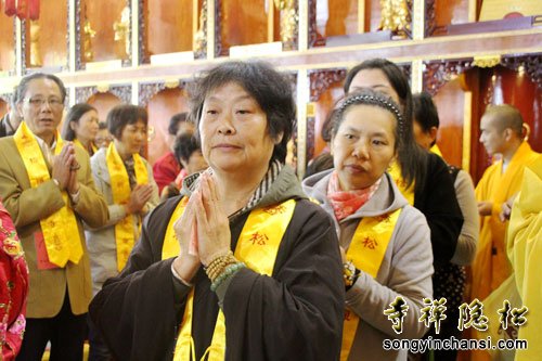 「佛教」上海松隐禅寺举行观音阁全堂圣像开光庆典法会
