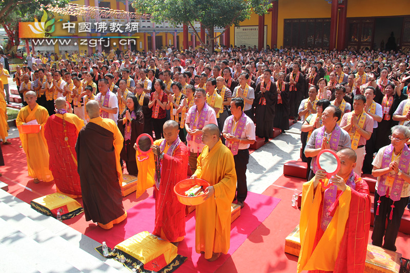 「千手观音」广东惠州清泉古寺千手观音、万佛圣像开光法会