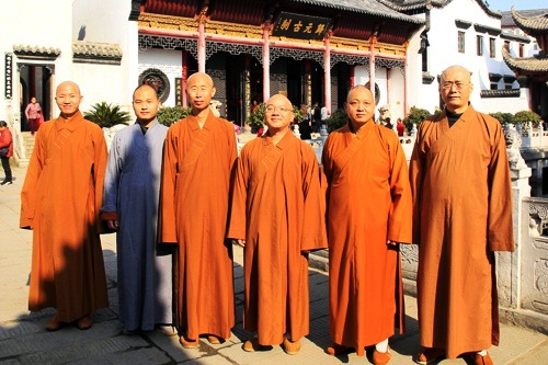 「佛教」台湾佛光山心保法师一行参访湖北武汉归元禅寺