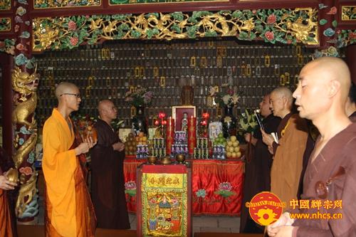 「放生功德」佛欢喜日广东韶关南华禅寺举行放生法会