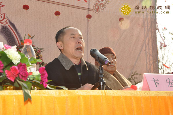 「佛教」江苏江阴兜率庵隆重举行藏经楼奠基庆典