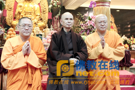 「一行禅师」一行禅师一行到印尼雅加达广化一乘禅寺参访（图）