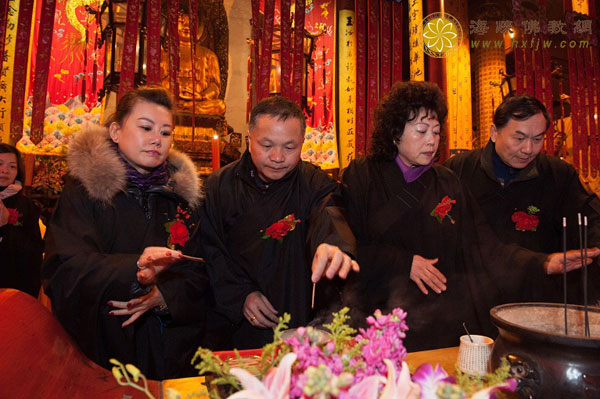 「佛教」上海玉佛禅寺隆重举行正月初九供佛斋天祈福大法会
