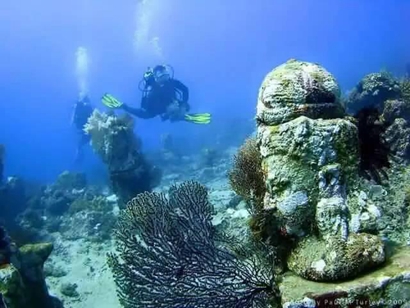「佛教」发现海底千年佛寺 再现婆罗浮屠