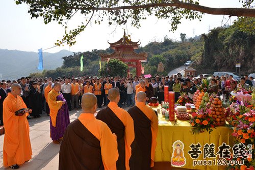 「佛教」广东深圳南山观音寺隆重举行寺院落成暨开光法会