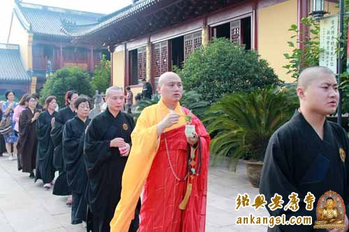 「观音」浙江绍兴安康寺举行乙未年观音佛七净坛仪式