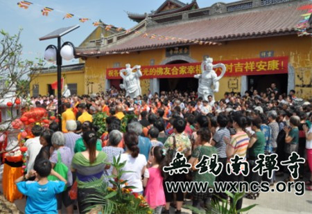 「佛教」江苏无锡江阴南闸崇圣寺隆重举行至尊弥勒佛像、四溗佛像开光法会