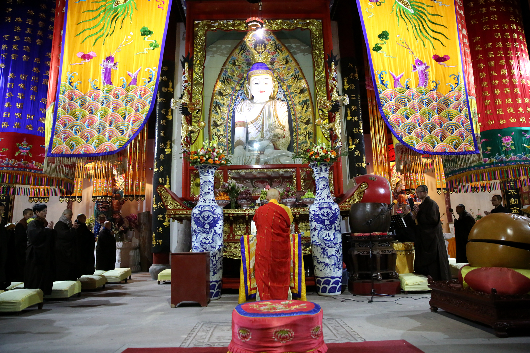「佛教」慧日禅寺恭迎阿弥陀佛圣诞法会甘露净坛