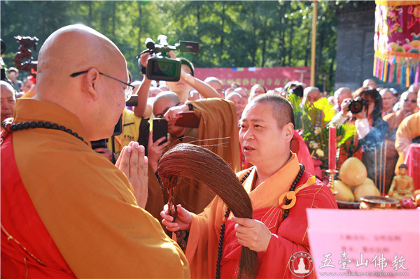 「五台山」五台山碧山寺隆重举行达云法师升座庆典