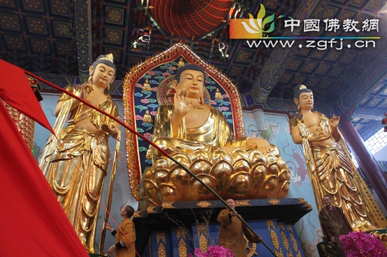 「佛教」江苏海门海宁寺圆满举行建寺十周年佛像开光暨心如法师升座庆典活动