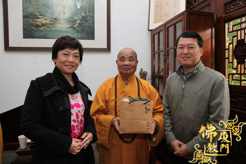 「中国佛教」台湾中国佛教会理事长圆宗长老一行莅临进明寺