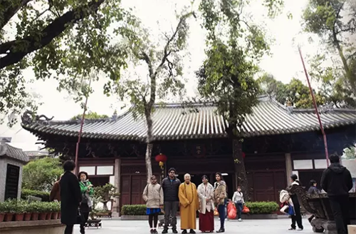 「佛教」明生法师接待斯里兰卡总统夫人参访广东广州光孝寺 「佛教」明生法师接待斯里兰卡总统夫人参访广东广州光孝寺