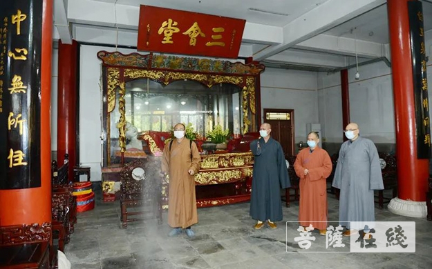「佛教」常州市佛教协会会长廓尘大和尚赴大林禅寺推进安全专项整治与疫情防控工作 「佛教」常州市佛教协会会长廓尘大和尚赴大林禅寺推进安全专项整治与疫情防控工作