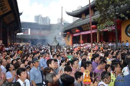 「佛教」上海玉佛寺隆重举行观世音菩萨圣像开光仪式