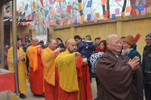 「佛教」江苏徐州铜山区郑集镇大林寺隆重举行佛像开光庆典