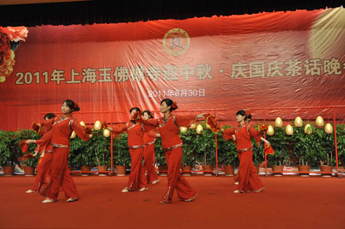 「茶话会」玉佛寺举行2011年“迎中秋、庆国庆”茶话会 「茶话会」玉佛寺举行2011年“迎中秋、庆国庆”茶话会
