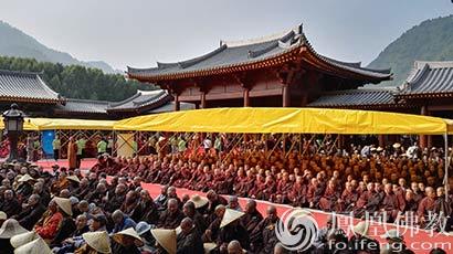 「佛教」万人赴山西五台山敬祝梦参老和尚102岁寿诞