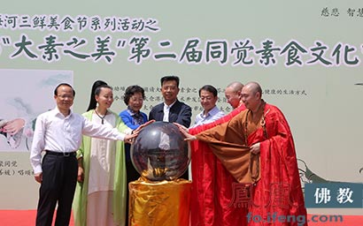 「佛教」2015“大素之美”同觉寺第二届素食文化节开幕
