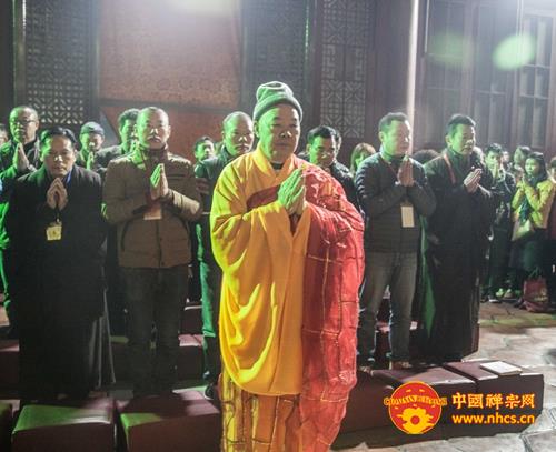 广东韶关南华禅寺举行新春吉祥祈福法会