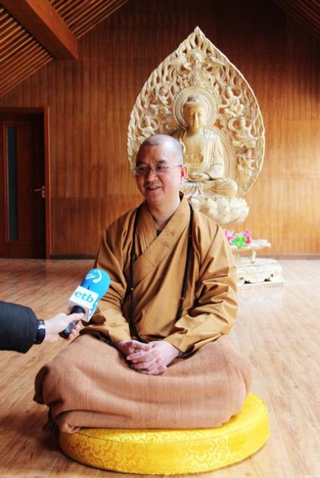 「学诚法师」学诚法师接受西班牙巴斯克公共电视台采访 「学诚法师」学诚法师接受西班牙巴斯克公共电视台采访
