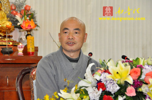 「济群法师」济群法师应邀到闽南佛学院为学僧做讲座