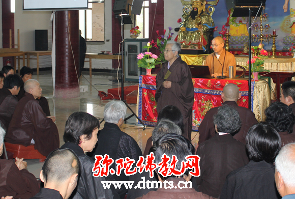 「佛教」江苏东台弥陀寺举办地藏七及临终助念学习交流会