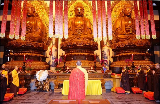 「佛教」东林莲社上海菩提禅寺佛三报道