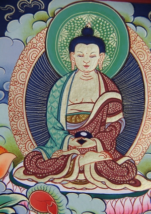 「楚布寺」释迦牟尼佛刺绣巨幅唐卡 5月21日于楚布寺展示