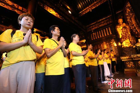 「佛教」台湾青年在西安大慈恩寺体验佛教文化