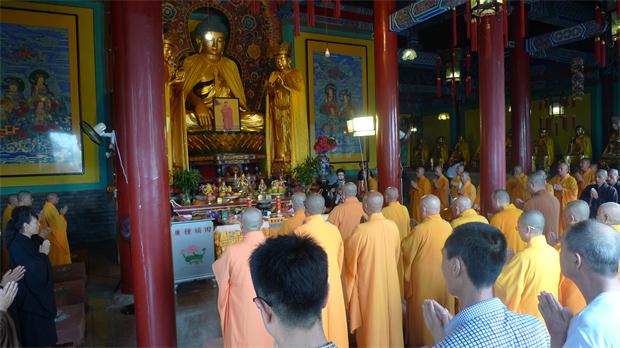 「佛教」明空长老圆寂二十周年纪念追思法会在河北保定观音寺举行