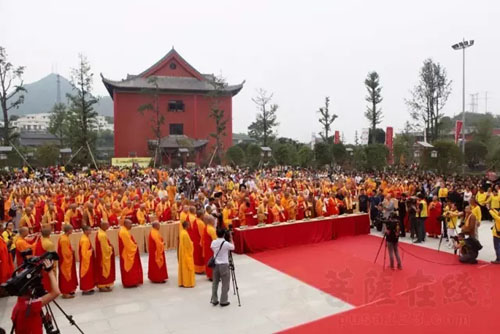 「佛教」贵州贵阳大兴国寺中兴第一代方丈心照法师升座仪式举行