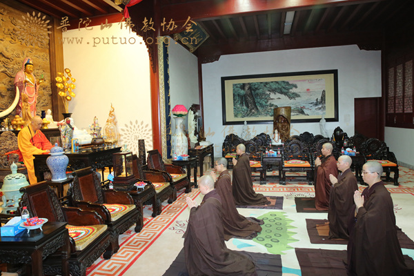 「普陀山」浙江普陀山香林净院、圆通禅林等寺院安居僧结夏圆满