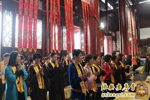 「华严」浙江绍兴安康寺寺举行丙申年华严法会熏坛洒净仪式