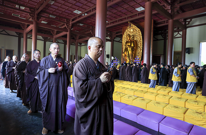 「东林寺」江西东林寺净土苑2015年五一佛七隆重起七