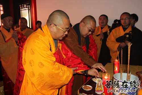 「花果山」江苏花果山海宁禅寺隆重举行恢复开放二十周年庆典暨普贤殿文殊殿方丈室开光法会